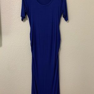 Blue Maternity Dress